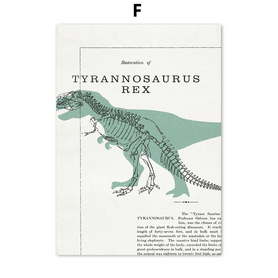 

Трицератопс Стегозавр Динозавр Ископаемый Винтаж Настенная картина на холсте Плакаты на скандинавскую тему и принты Настенные картины Декор для детской комнаты A4 21X30cm No Framed