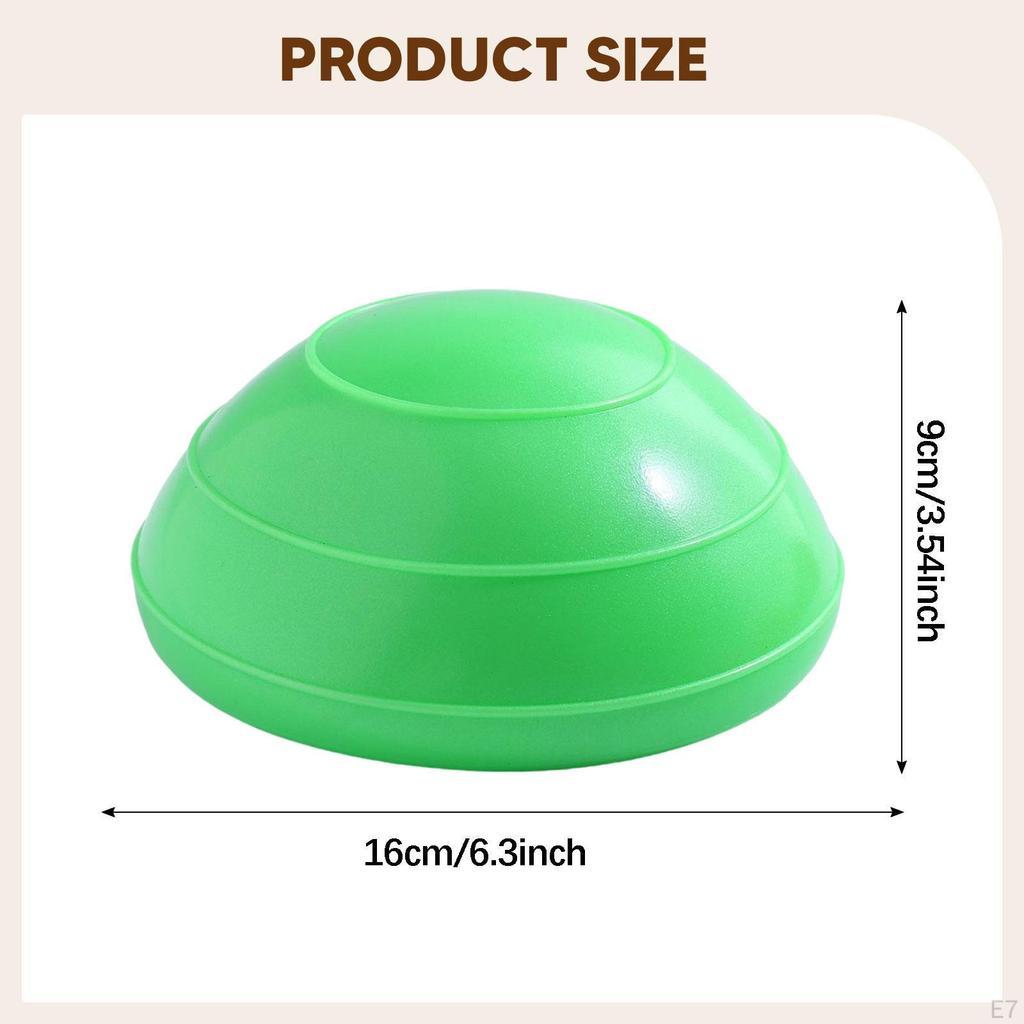 Piłka do połowy równowagi antypoślizgowa przenośna, 6,3 cala średnicy, wszechstronna z pompką sprzęt do treningu siłowego