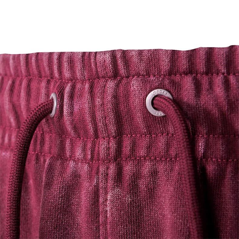 Jordan Embroidered Logo Lace-Up Warm Fleece-Lined Knit Sports Pants Men Bottoms DR3090-680