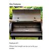 BBQ Dichtungen Hohe Temperatur Grilldichtung Fasermaterial für Grillgrills