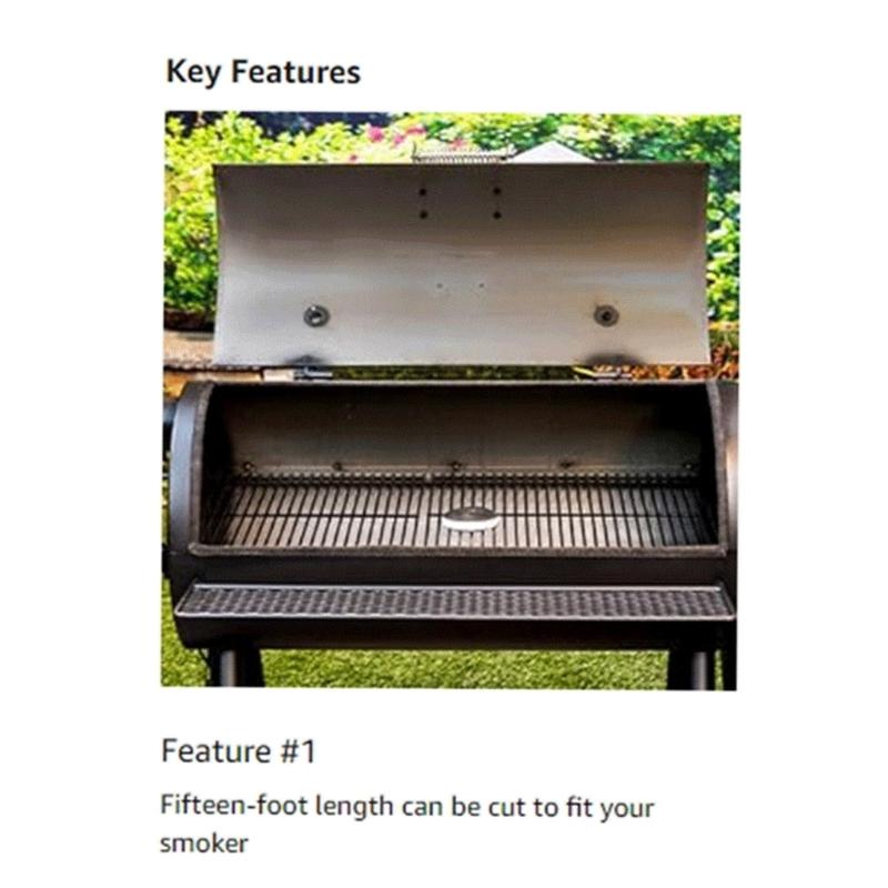 BBQ Dichtungen Hohe Temperatur Grilldichtung Fasermaterial für Grillgrills