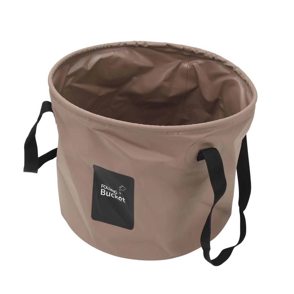 20L Portable Camping Bucket PVC Folding Water Bucket High Capacity Collapsible Container for Outdoor Activities