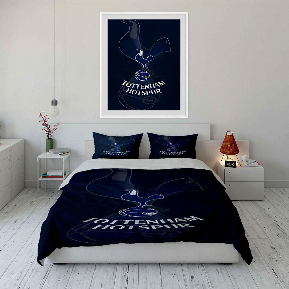 Gallo, calcio, Tottenham Hotspur. Set lenzuola Set copripiumino Copripiumini Federe(1 * Copripiumino 2 * Federe senza imbottitura per piumino)