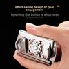 Stainless Steel Can Opener - A Handy Tool for Easily Unscrewing Caps. Can Opener, Bottle Opener, Can Opener for Glass Cans, Bottle Knife, Cap Opener.