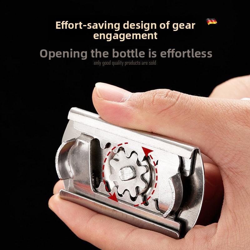 Stainless Steel Can Opener - A Handy Tool for Easily Unscrewing Caps. Can Opener, Bottle Opener, Can Opener for Glass Cans, Bottle Knife, Cap Opener.