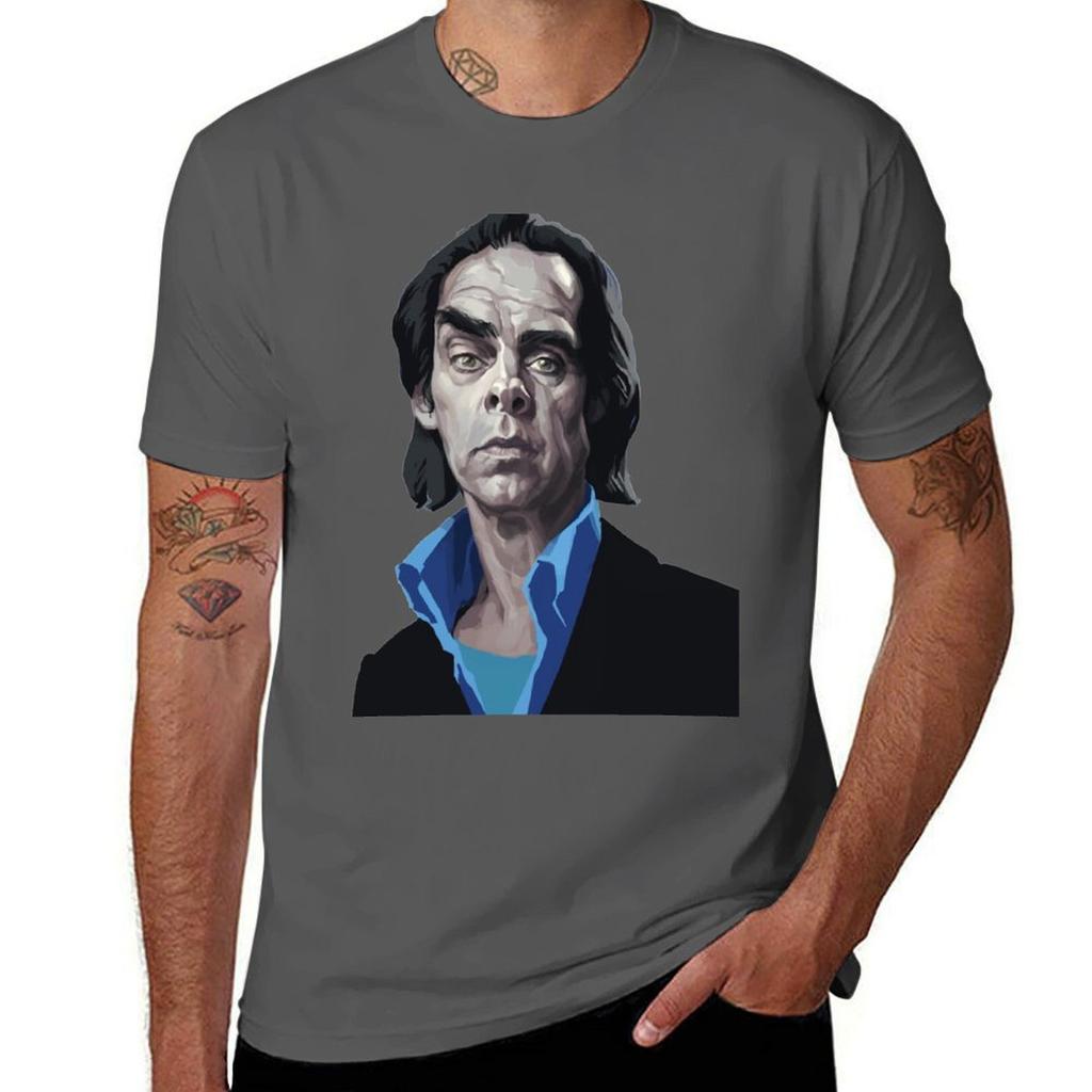 Nick Cave with Out Bad Seeds Gift TShirt Fitness Quick Dry Short Sleeve Top
