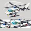 Police Helicopter Creative Small Particle Building Block Diy City Series Building Block Toys Halloween/Thanksgiving/Christmas Gi