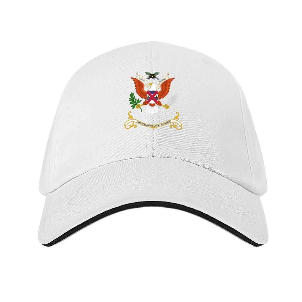 Army  Regimental Colors  13th Infantry Regiment  FIRST AT VICKSBURG X 300 Baseball Cap Party Hat Sun Cap Golf Men Womens