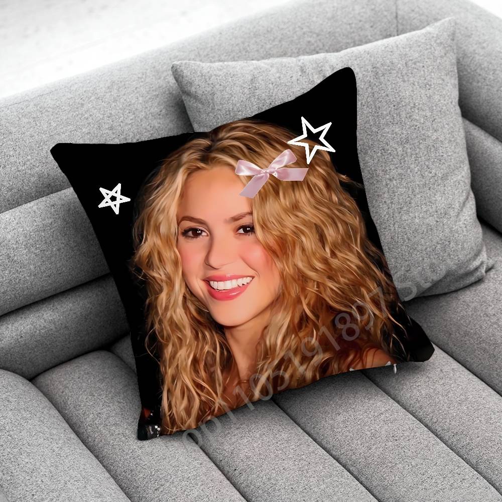 Singer S-Shakira Throw Pillow Case For 45cm 40cm 30cm 50cm 55cm Square Home Pillowcase Case