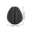 Breathable Motorcycle Seat Pad with Cooling Gel Insert 3D Ventilation Design Shock Absorption Pad for Long Distance