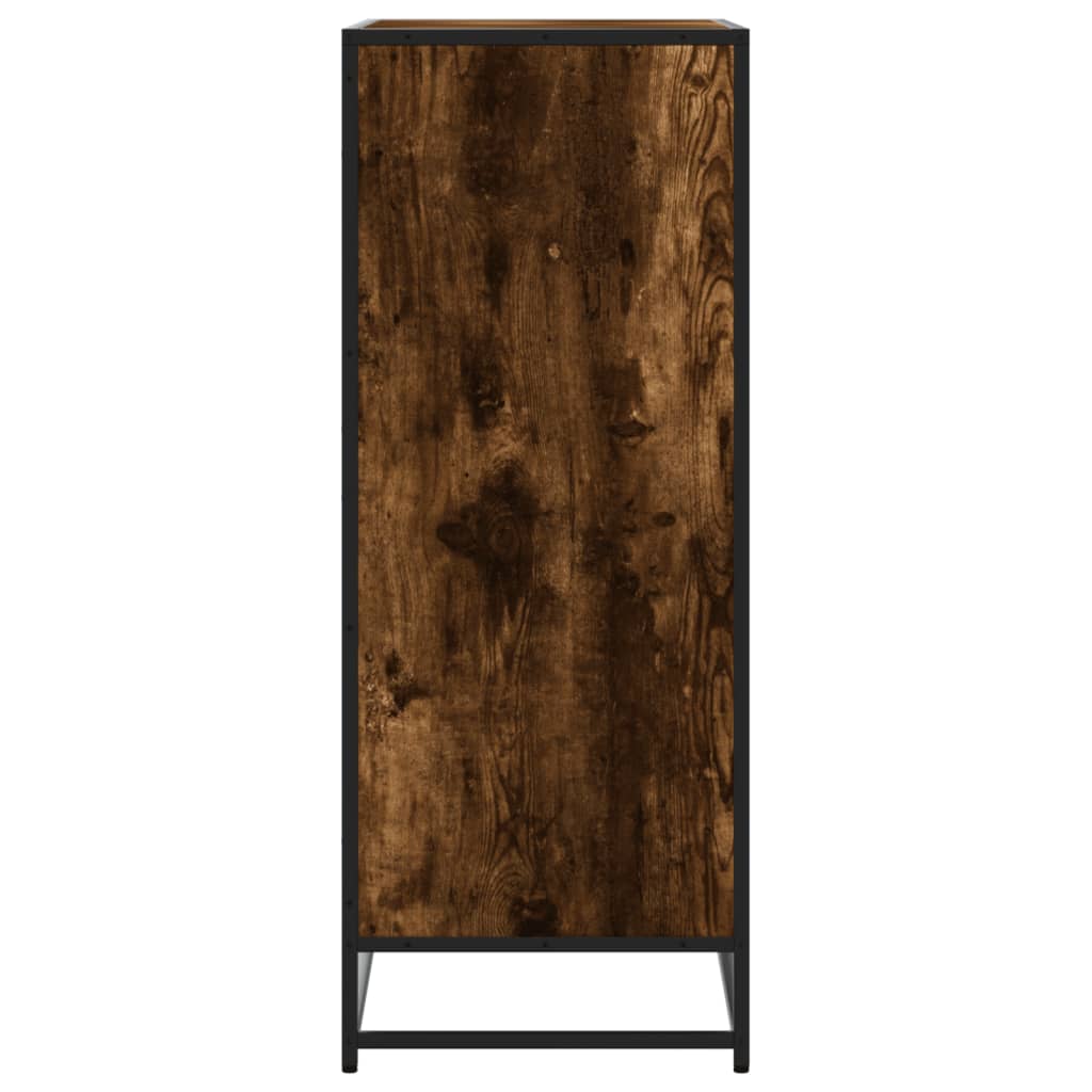 Vidaxl Szafka Na Buty, Przydymiony Dąb, 75X38X97,5 Cm