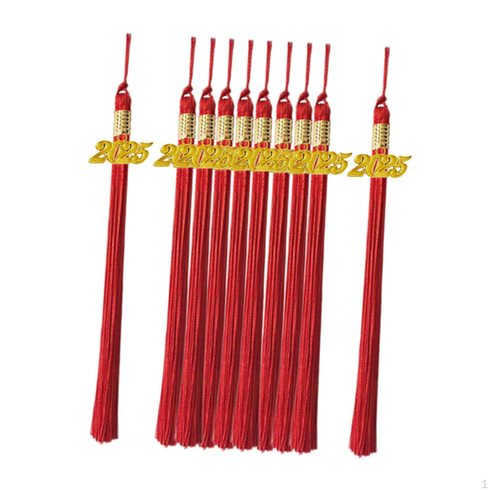 

10 шт. Заключительные кисточки Подарочные украшения Аксессуары для вечеринок с годами очарования Red