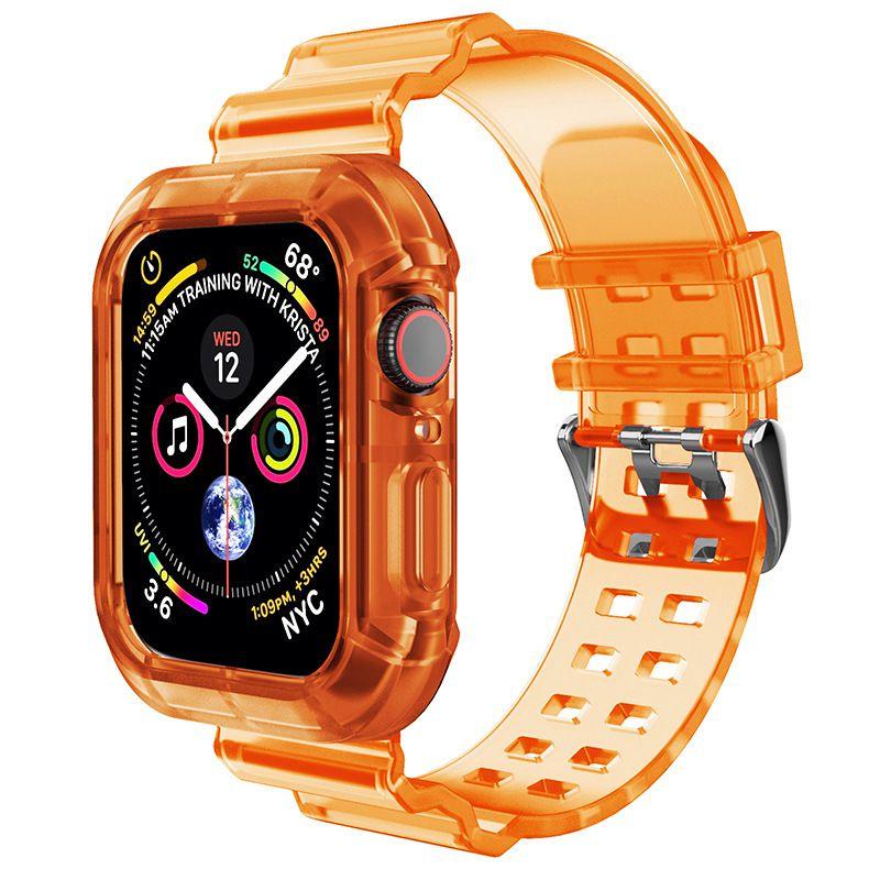 Transparentes Apple Watch Armband Bequem Robust Und Atmungsaktiv
