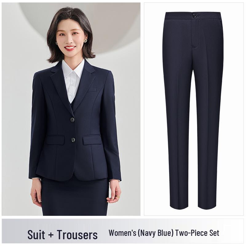 Professional Suit Sets: Women's Jackets & Men's Formal Interview Wear for Hotel Managers and Business Companies