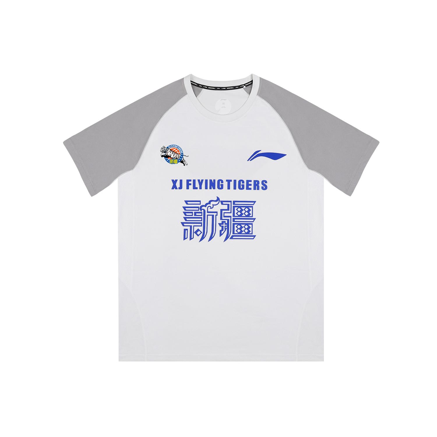 

Li Ning Player Basketball Round Neck Simple Sports Top Quick Dry Breathable Training Practice Short Sleeve T-Shirt Unisex Tops ATSV943-2 M