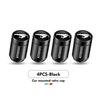 4PCS Car Air Tire Valve Caps Aluminum Wheel Tyre Stem Cover For Toyota 86 Harrier Vellfire Alphard Camry Avensis