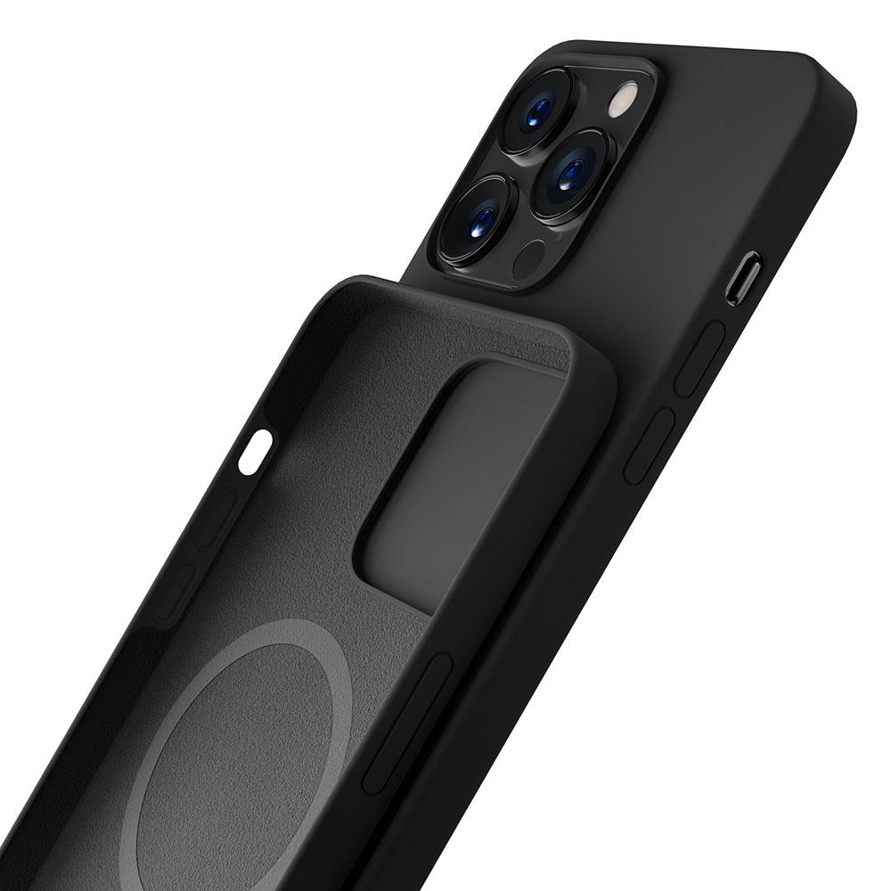 Apple Iphone 14 Pro Max - 3Mk Hardy Silicone Magcase Graphite