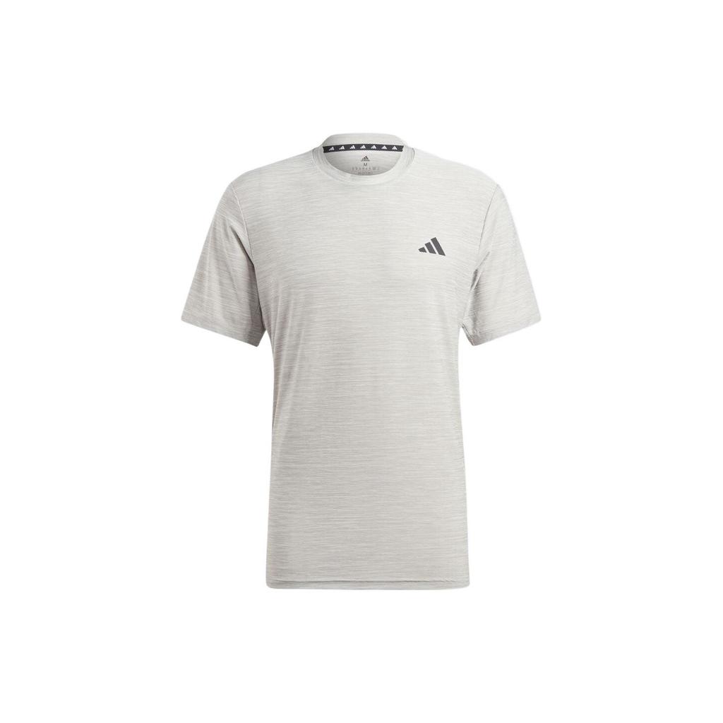 New Adidas T Shirts Men's Gray White IC7416