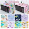 1Pcs Waterproof Microwave Dust Cover with Storage Pocket Top Dust Cloth New Oven Cover