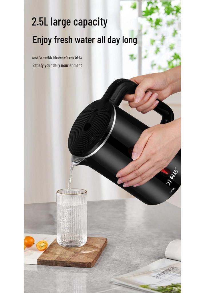 Wanlida Smart Electric Kettle - Keep Warm, Durable, Auto Power-Off, Large Capacity, Temperature Controlled Boiler.