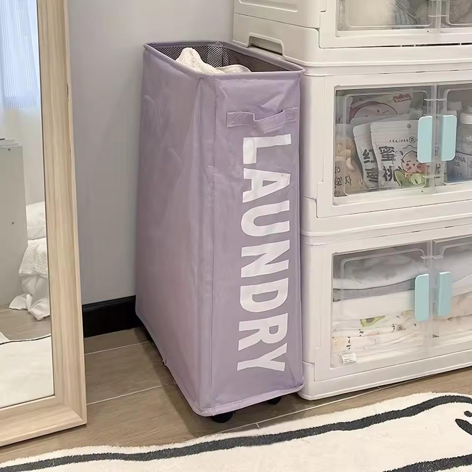 Laundry Basket Foldable Dirty Clothes Basket Clothes Organizer Yoga Storage Basket Home Sorting Box Multi Functional Storage Box