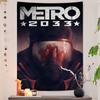 MMetro 2033 Anime Video Game Hanging Bohemian Tapestry Bohemian Wall Tapestries Mandala Kawaii Room Decor