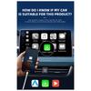 Portable Android 12 Carplay AI Box Wireless Carplay Adapter Android Auto For Netflix Youtube VW Toyota Mazda Hyundai Haval GMC