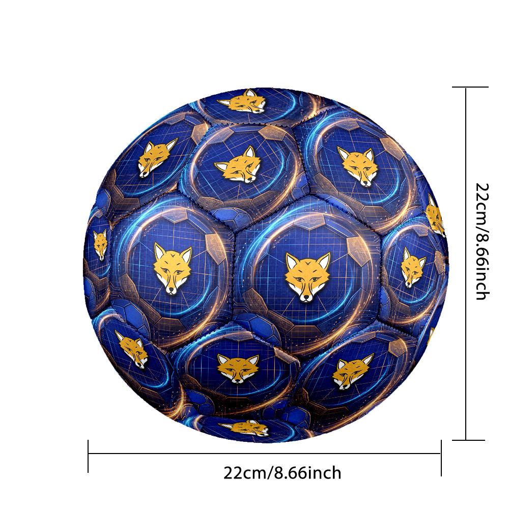 Leicester City FootballPrinted Size 5 Soccer Botball, Anti Slip Adult Match Football Souvenir for Football Fans