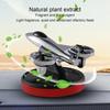 Car Diffuser Perfume Automatic Dashboard Rotating Solar Perfume Oil Diffuser Airplane Shape Design Car Odor Eliminator Air