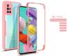 For Samsung Galaxy A51 Case 360 Clear PC Shockproof Phone Cover For GalaxyA51 A 51 With Screen Protection Silicone Bumper Funda
