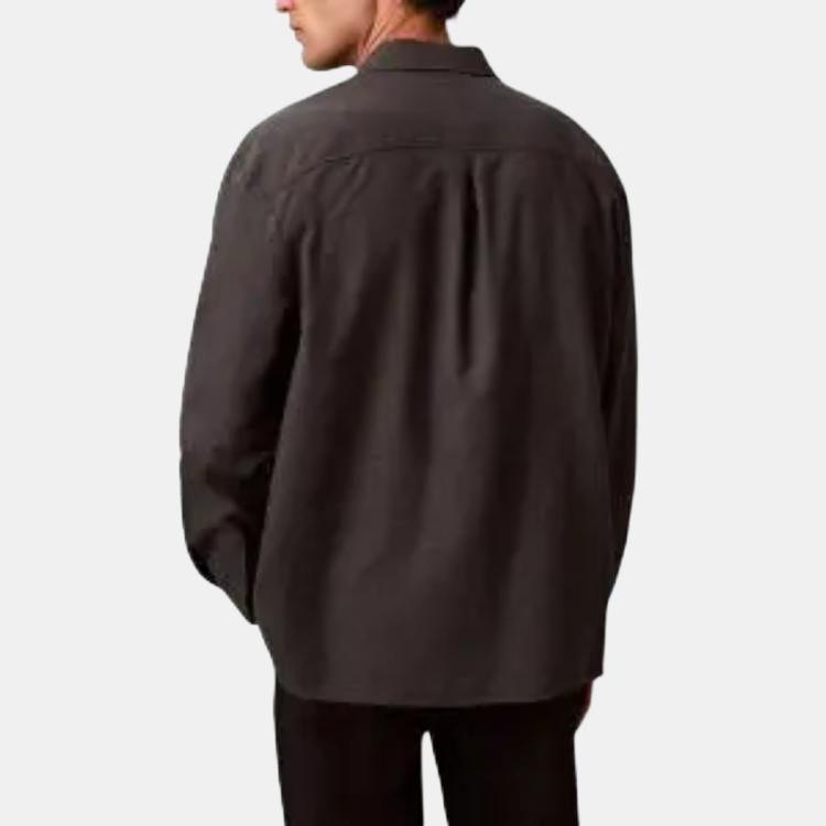 Calvin Klein Loose Comfortable Versatile Casual Button Long Sleeve Shirt Men shirts 4LD119G-UB1