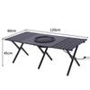 Portable Wooden Folding Camping Roll-Up Table