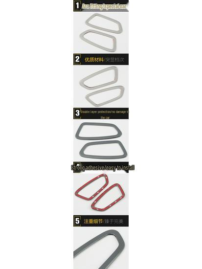 17 GL8 Front Panel Air Outlet Trim - Air Conditioning Vent Decoration Frame