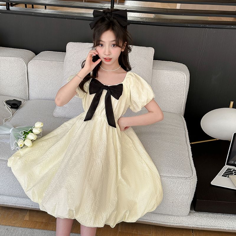 

Girls Fashionable Dress for Summer Children s Casual Princess-style Dress 170