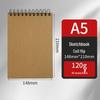 Thickened Sketchbook: 16 Coil-Bound Sheets, 8 Drawing Pages for Kids, Free Shipping