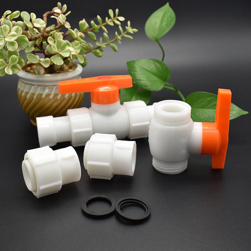 Siyuan First-Gen Double-Opening High-Density 20-Thread PPR Plastic Ball Valve for Household Engineering