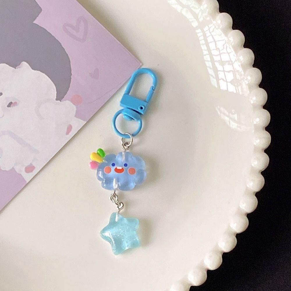 Star Starry Clouds Keychain Korean Style  Cartoon   Activity Gifts