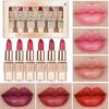 Rouge à lèvres pailleté 6 couleurs, waterproof, longue tenue, diamant, nacré, métallisé, noir, brillant à lèvres, maquillage pour femmes