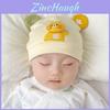 Baby Infant Cotton Sun Protection Hat With Soft Round Top For Newborns
