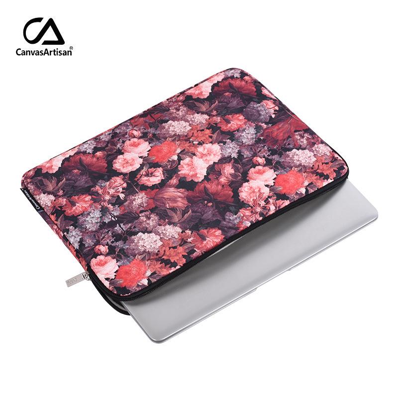 17-tommers digitaltrykt laptop-sleeve