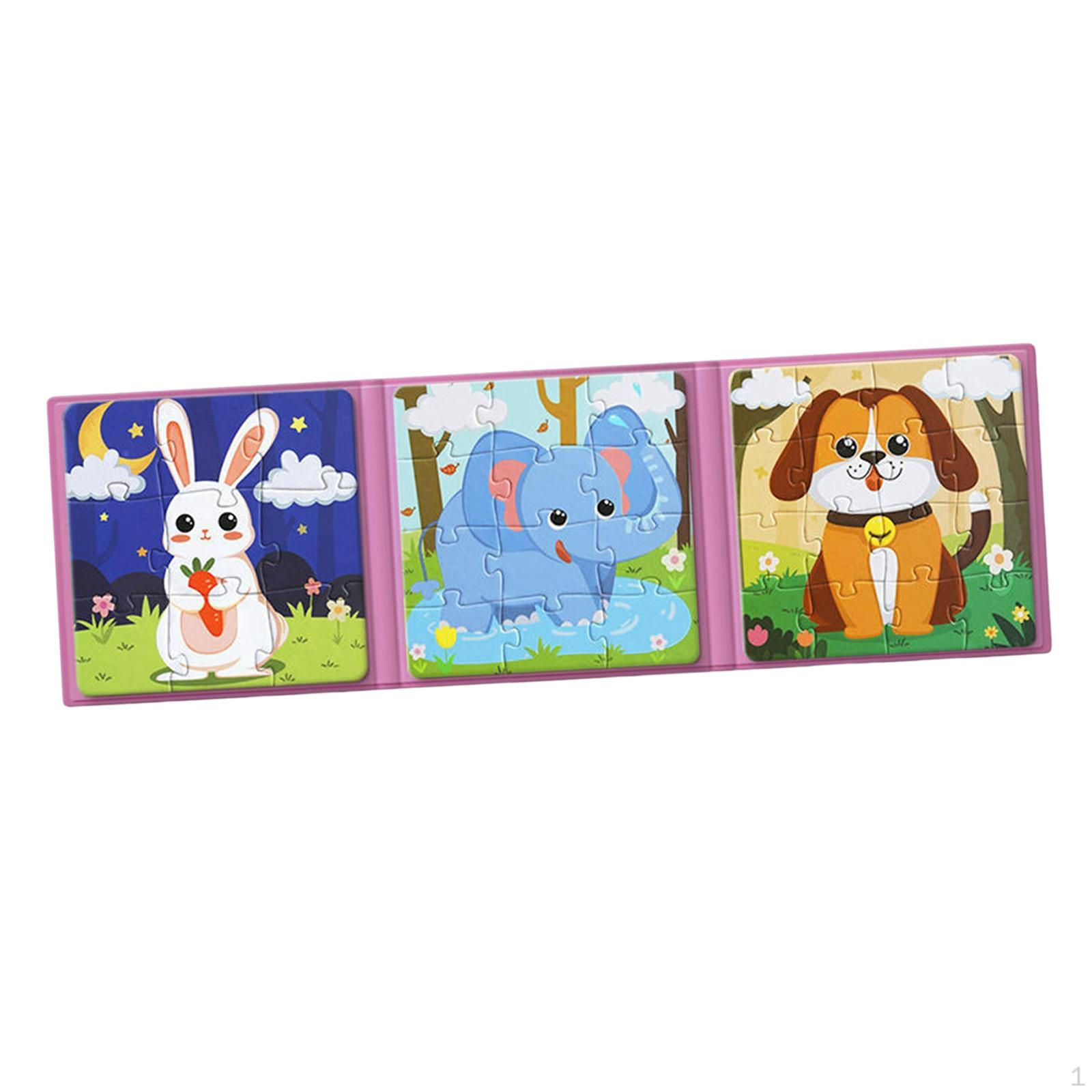 

Jigsaw Puzzles Montessori Toy Development Educational Preschool for Toddlers Wildlife Animal