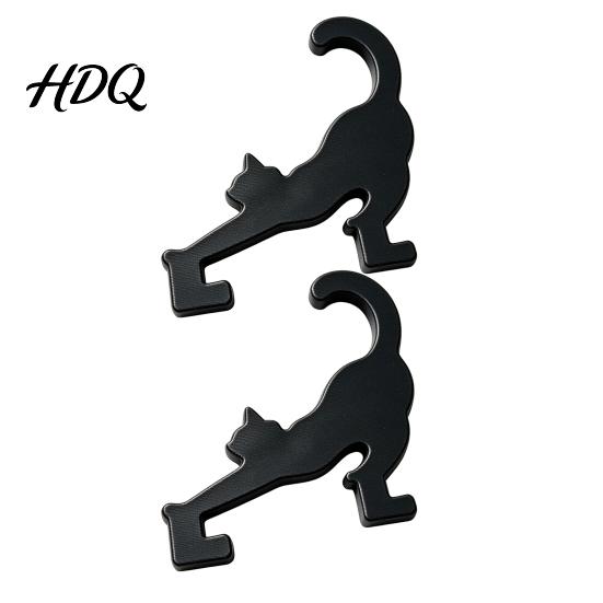 Keychain Display Rack Pegboard Cat Hooks 3D Printed Cute Kitty Easy Install Pegs Decorative Hangers for Craft Room Home Office Desktop Accessory