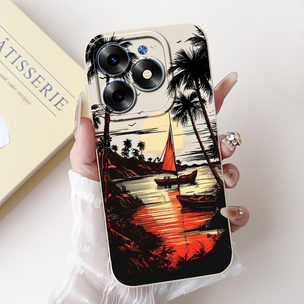 For Infinix Hot 40 Pro Case X6837 Fashion Cat Cartoon Cover Soft Silicone Phone Case For Infinix Hot 40i Hot40 Pro Hot40i Fundas