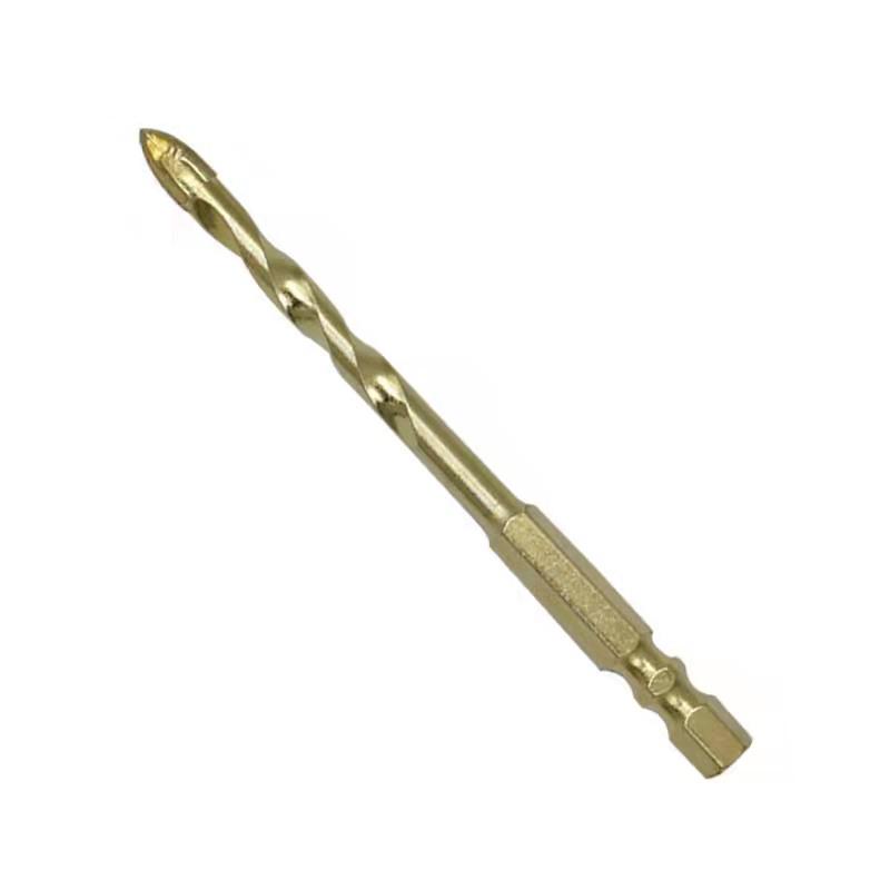 Ceramic Twist Glass Drill Bit, Triangular Hole Opener for Concrete, Tile, and Wall Drilling
