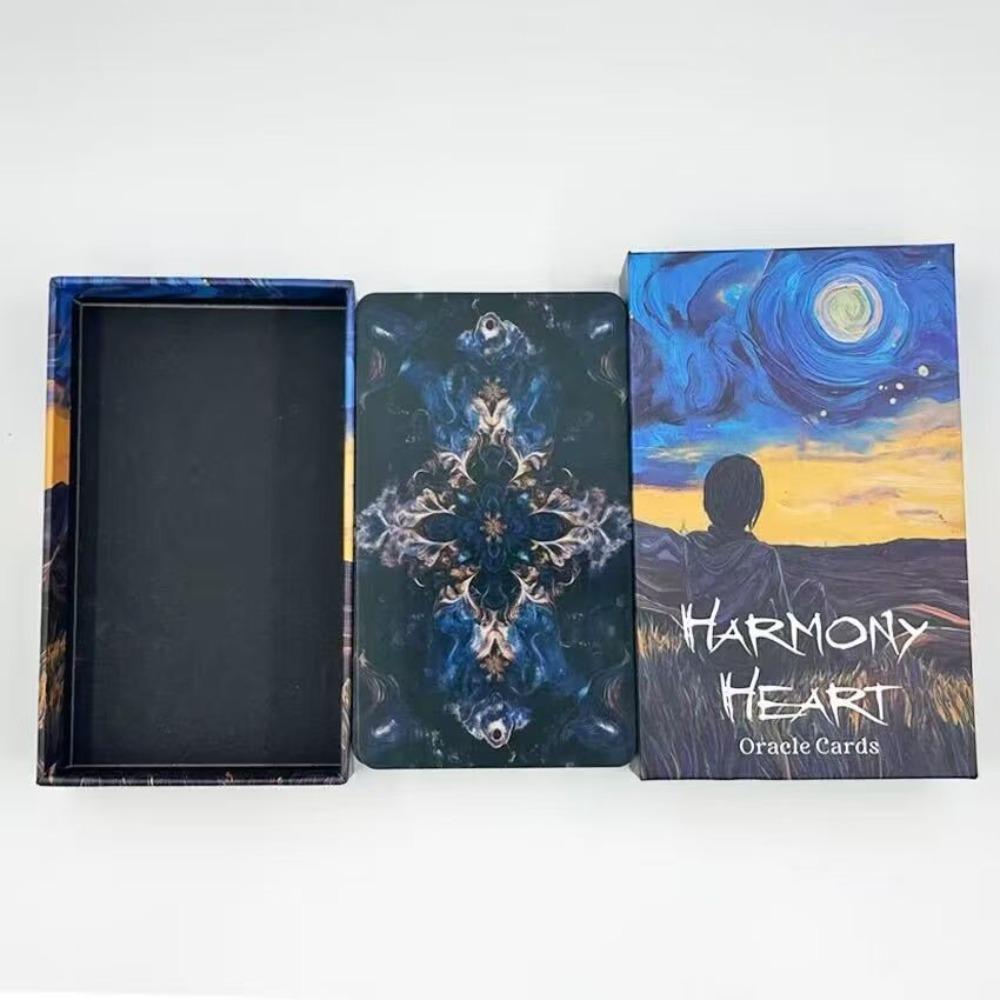 Harmony Heart Oracle Deck: 12*7cm 56 Pcs Intuitive Guidance for Personal Growth, Emotional Healing & Relationship Clarity