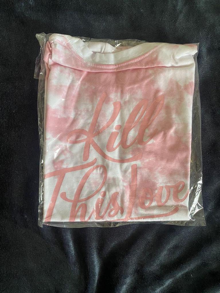 [USED] Blackpink T-shirt Pink S