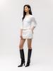 Glony G Knit Rest Skirt (White)