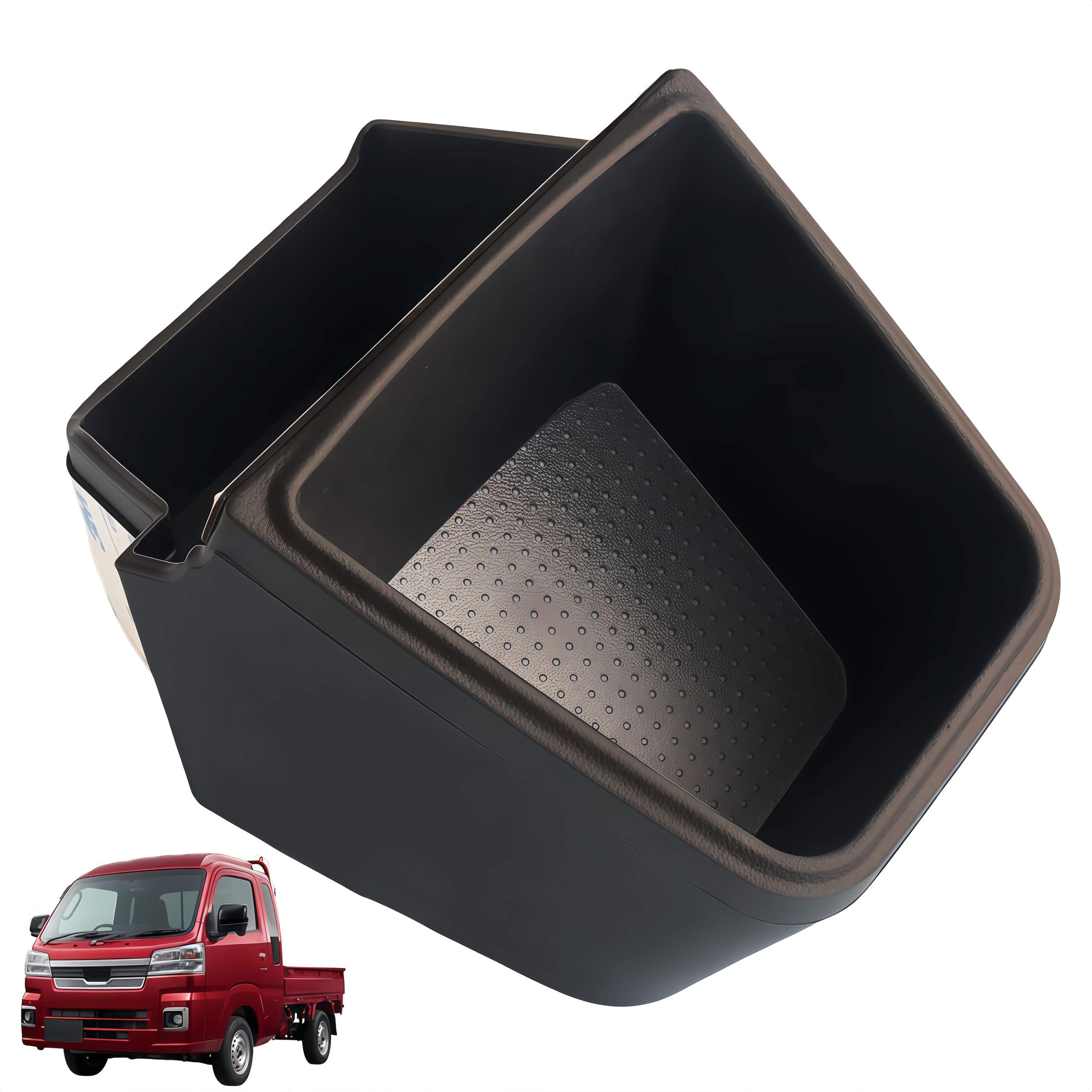

KICARYAJP Passenger Side Cup for Hijet Truck and Hijet Jumbo S500 Series Model December 2021 Holder, Black, (Late S500P/S510P, onwards)