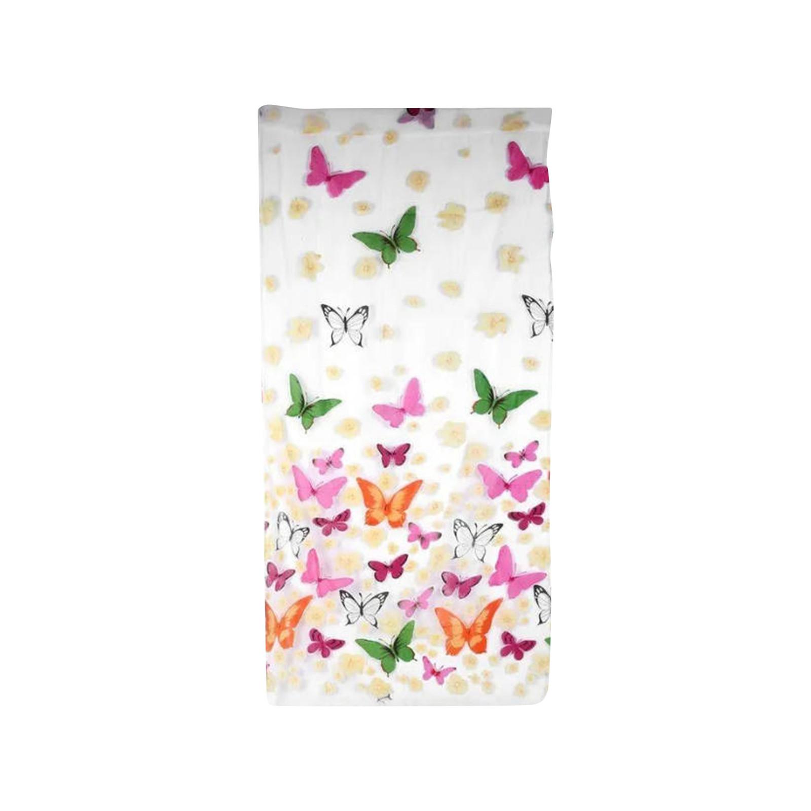 

Большие шторы с бабочками блокируют свет, а узор создает свежую атмосферу. One Size