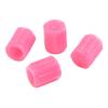Dazzling Pink Car Wheel Valve Covers Unique Glow In the Dark Design Set of 4